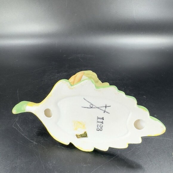 Vintage HOMCO Turtle Playing on Leaf Figurine Ceramic Whimsical Figure VTG - Picture 4 of 11